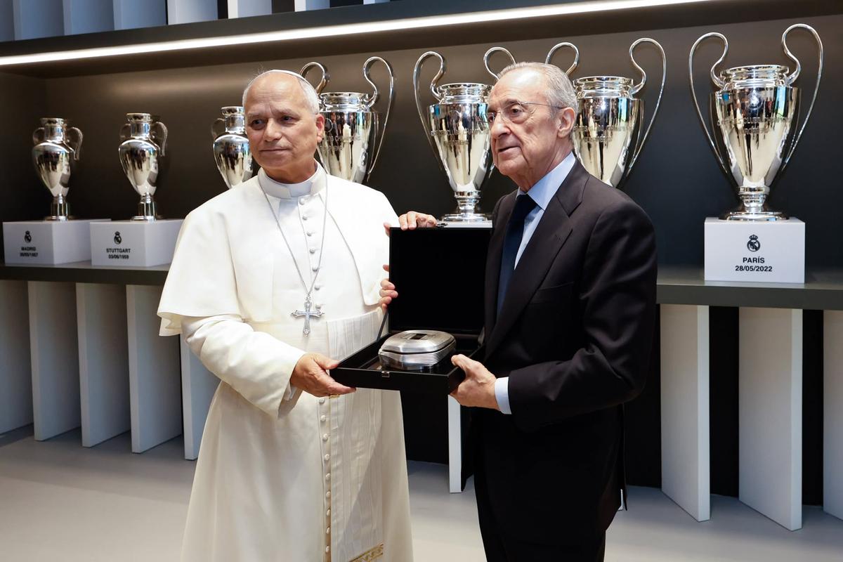 Papa Leon al XIV-lea la evenimentul special de pe „Bernabeu”