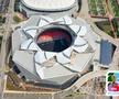 Mercedes-Benz Stadium din Atlanta are 75.000 de locuri