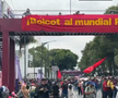 Mii de oameni au ieșit în stradă pentru a protesta Cupa Mondială // capturi foto: X