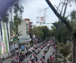 Mii de oameni au ieșit în stradă pentru a protesta Cupa Mondială // capturi foto: X
