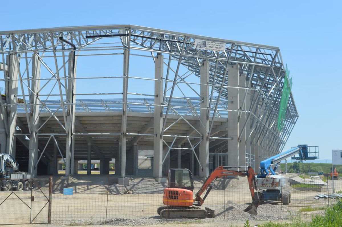 VIDEO + FOTO Cum arată lucrările la stadionul lui Sepsi: „Arena va fi inaugurată în mai 2021. Va fi o perlă!”