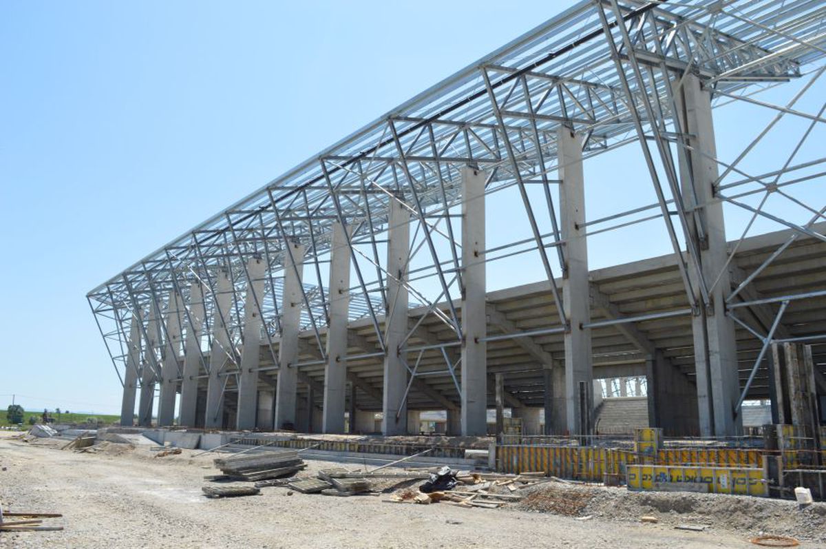 VIDEO + FOTO Cum arată lucrările la stadionul lui Sepsi: „Arena va fi inaugurată în mai 2021. Va fi o perlă!”