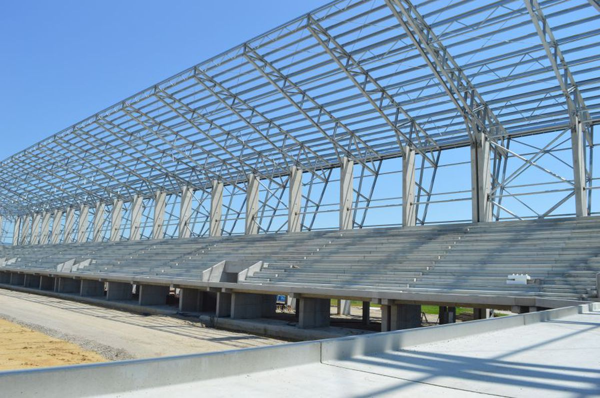 VIDEO + FOTO Cum arată lucrările la stadionul lui Sepsi: „Arena va fi inaugurată în mai 2021. Va fi o perlă!”