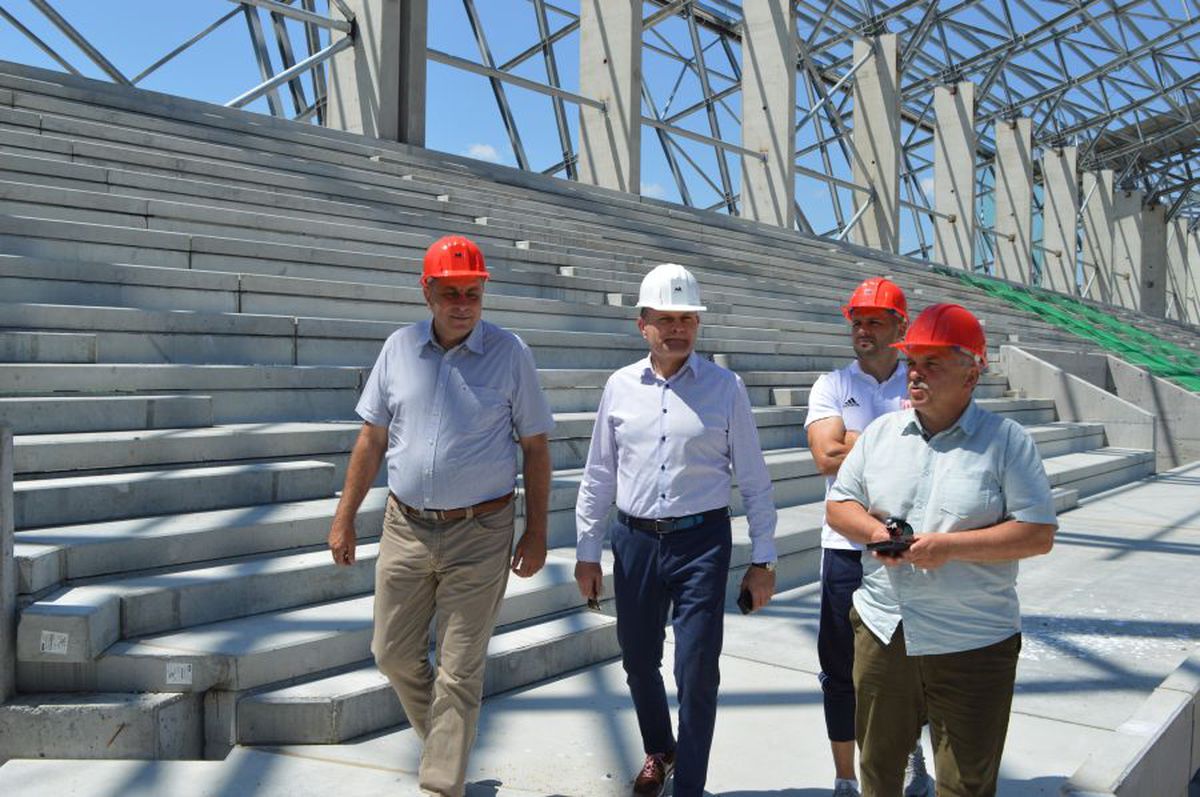 VIDEO + FOTO Cum arată lucrările la stadionul lui Sepsi: „Arena va fi inaugurată în mai 2021. Va fi o perlă!”