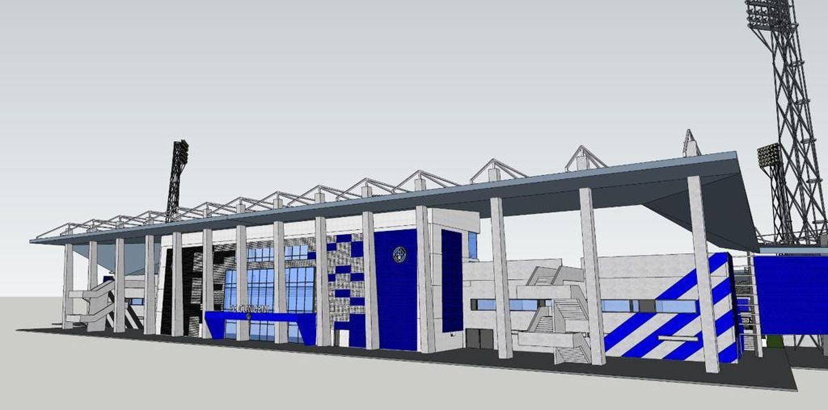 Plan stadion Academica Clinceni