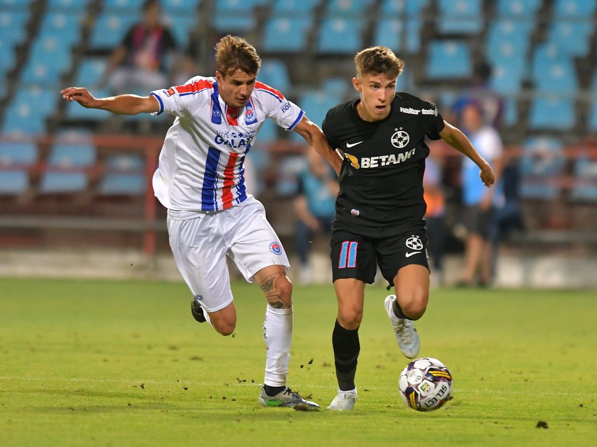 FCSB s-a chinuit cu Oțelul, nou-promovată în „B” » Vicecampiona, anihilată mai bine de o oră la Galați