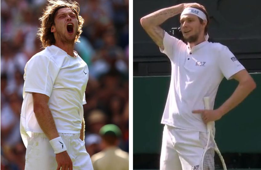 Andrey Rublev (7 ATP) l-a învins pe Alexander Bublick (26 ATP), scor 7-5, 6-3, 6-7(6), 6-7(5), 6-4, și s-a calificat în sferturile de finală la Wimbledon 2023.