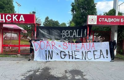 Fanii CSKA Sofia, protest în Bulgaria împotriva lui Gigi Becali și FCSB: „Doar Steaua în Ghencea”