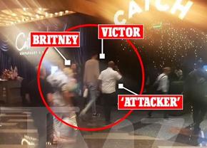 Au apărut imaginile! Britney Spears, pălmuită de bodyguardul noii senzații din NBA » Concluzia Poliției: „S-a lovit singură!”