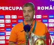 Antrenorul celor de la Sepsi, Liviu Ciobotariu (52 de ani), a analizat victoria obținută de covăsneni, sâmbătă seară, în fața Farului, scor 1-0, în finala Supercupei României. 
Foto: Captură Digi Sport