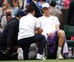 Liderul mondial Jannik Sinner, eliminat în „sferturi” la Wimbledon » Probleme medicale în setul 3: „Am simțit că nu se mișcă bine”