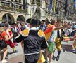 Spaniolii au făcut show în Marienplatz, francezii au rămas datori » Care a fost atmosfera în Munchen înainte de Spania - Franța + Agitație în fanzone