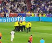 Un fan a intrat pe teren în Spania - Franța și și-a îndeplinit obiectivul, înainte să fie prins de stewarzi