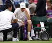 Liderul mondial Jannik Sinner, eliminat în „sferturi” la Wimbledon » Probleme medicale în setul 3: „Am simțit că nu se mișcă bine”