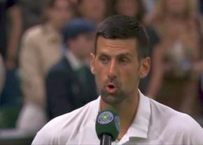 Novak Djokovic n-a mai suportat! I-a trimis la somn pe fanii de la Wimbledon: „Noapte bună!”