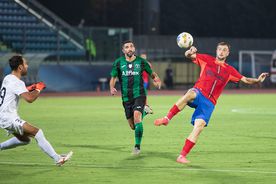 Cu ei a jucat FCSB! Scene HILARE în timpul meciului din San Marino