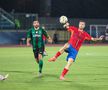 Passaniti, ieșire hazardată la golul de 0-3 din Virtus - FCSB / FOTO: Ionuț Iordache (GSP.ro)