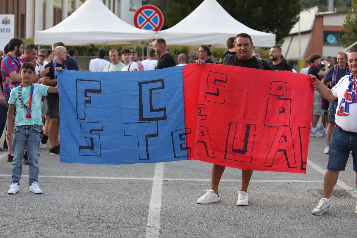 Înainte de meciul Virtus - FCSB, 9 iulie