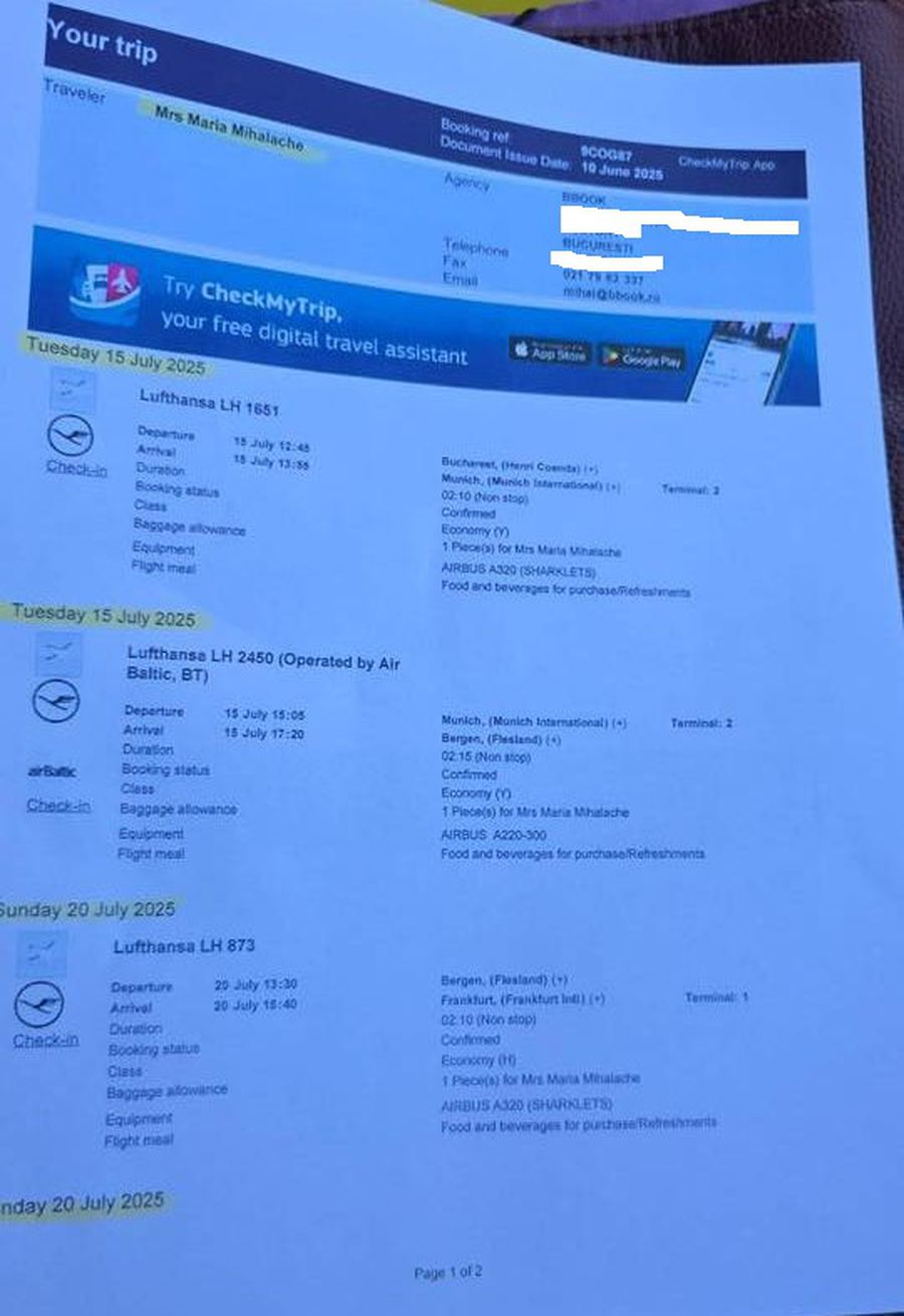 Biletele de avion pe care Federația i le-a achiziționat Mariei Mihalache „Așa înțelege Federația să sprijine un sportiv?!” » Scandal la vârful atletismului românesc: multiplă campioană națională, Maria Mihalache acuză o mare nedreptate înainte de Europene! Avem reacția Constantinei Diță