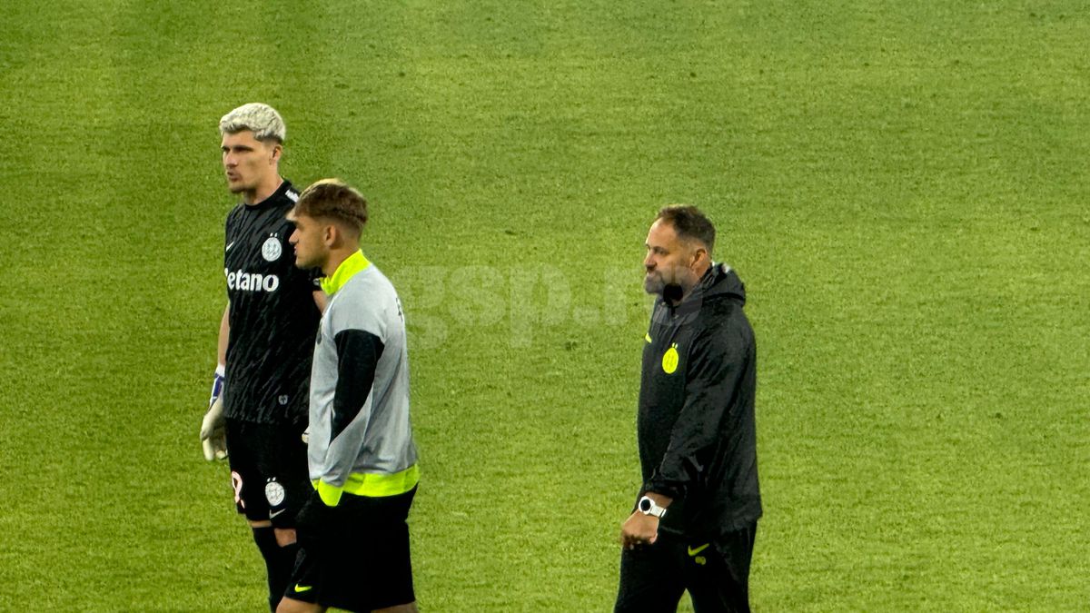 Ce s-a întâmplat pe gazon imediat după FCSB - Inter d'Escaldes » Crețu a făcut din nou tumbe, un jucător a fost băgat în ședință