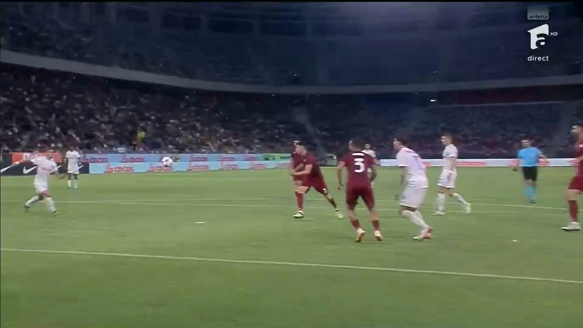 Golul marcat de Ștefănescu în FCSB - Inter D'Escaldes