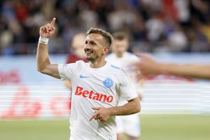 Gol splendid marcat de FCSB » Intrat la pauză, Ștefănescu a trimis din voleu în vinclu