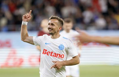 Gol splendid marcat de FCSB » Intrat la pauză, Ștefănescu a trimis din voleu în vinclu