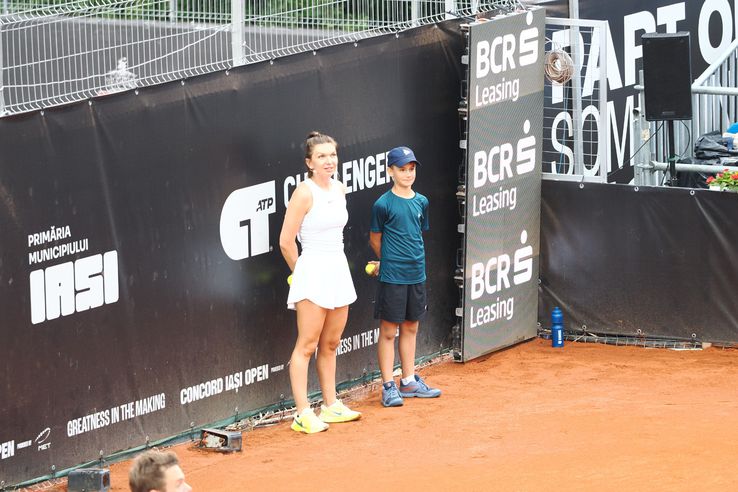 Simona Halep la meciul demonstrativ de la Iași FOTO Roxana Fleșeru