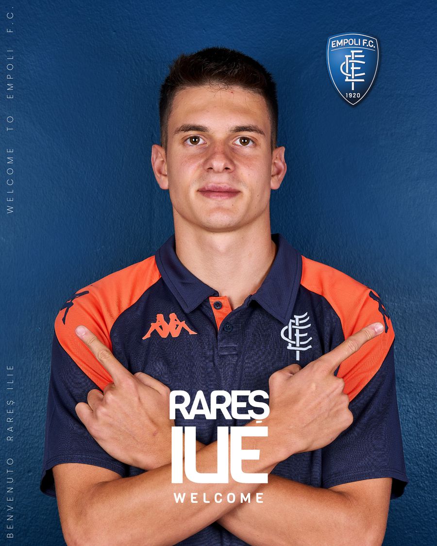 Rareș Ilie, prezentat de Empoli Jucătorul român a fost prezentat oficial în Italia
