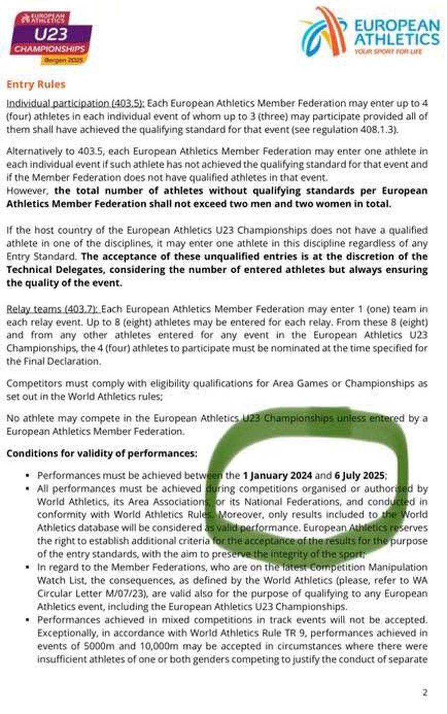 Pasajul din regulamentul European Athletic „Așa înțelege Federația să sprijine un sportiv?!” » Scandal la vârful atletismului românesc: multiplă campioană națională, Maria Mihalache acuză o mare nedreptate înainte de Europene! Avem reacția Constantinei Diță