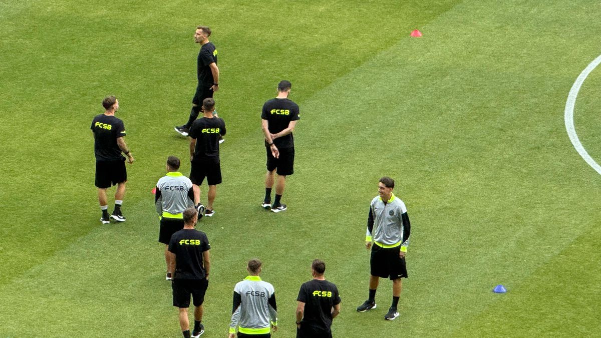 FCSB - Inter d'Escaldes » Imagini dinaintea partidei