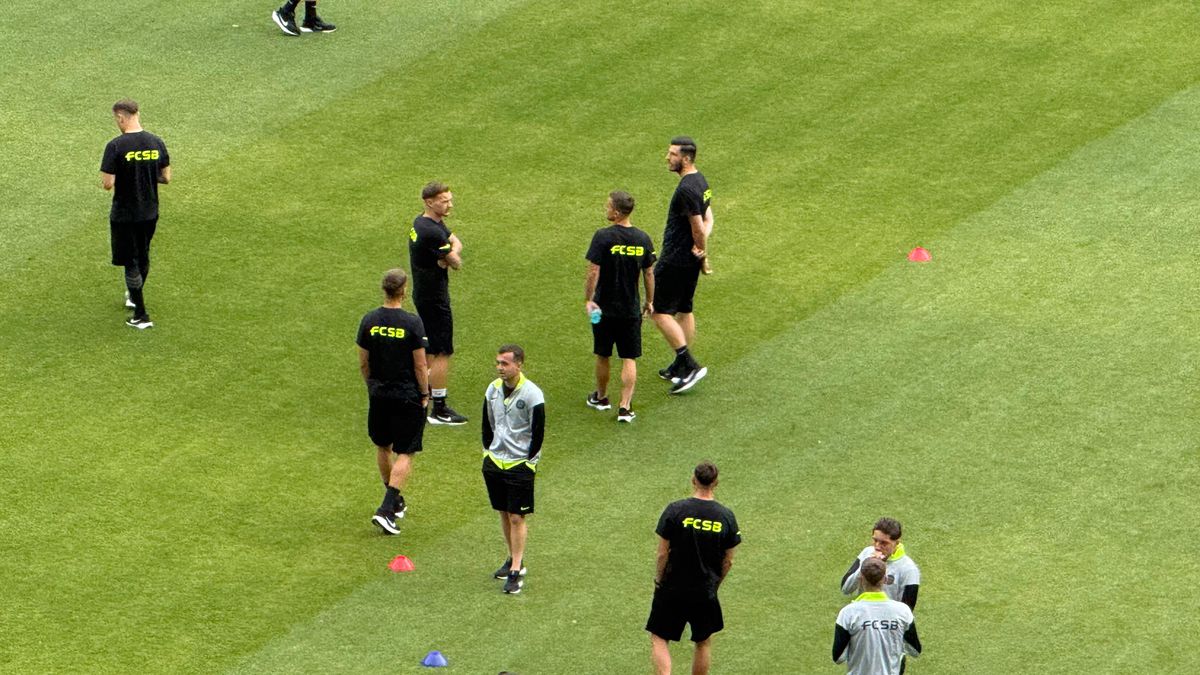 FCSB - Inter d'Escaldes » Imagini dinaintea partidei