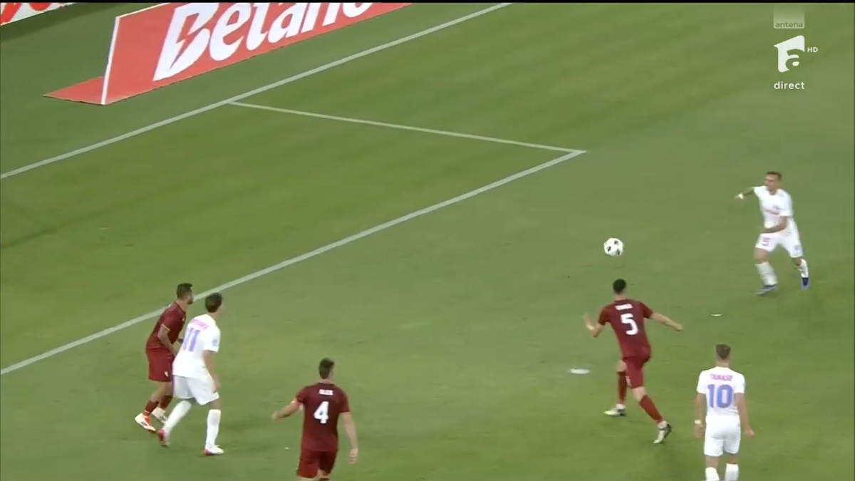 Golul marcat de Ștefănescu în FCSB - Inter D'Escaldes