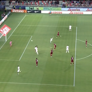 Golul marcat de Ștefănescu în FCSB - Inter D'Escaldes