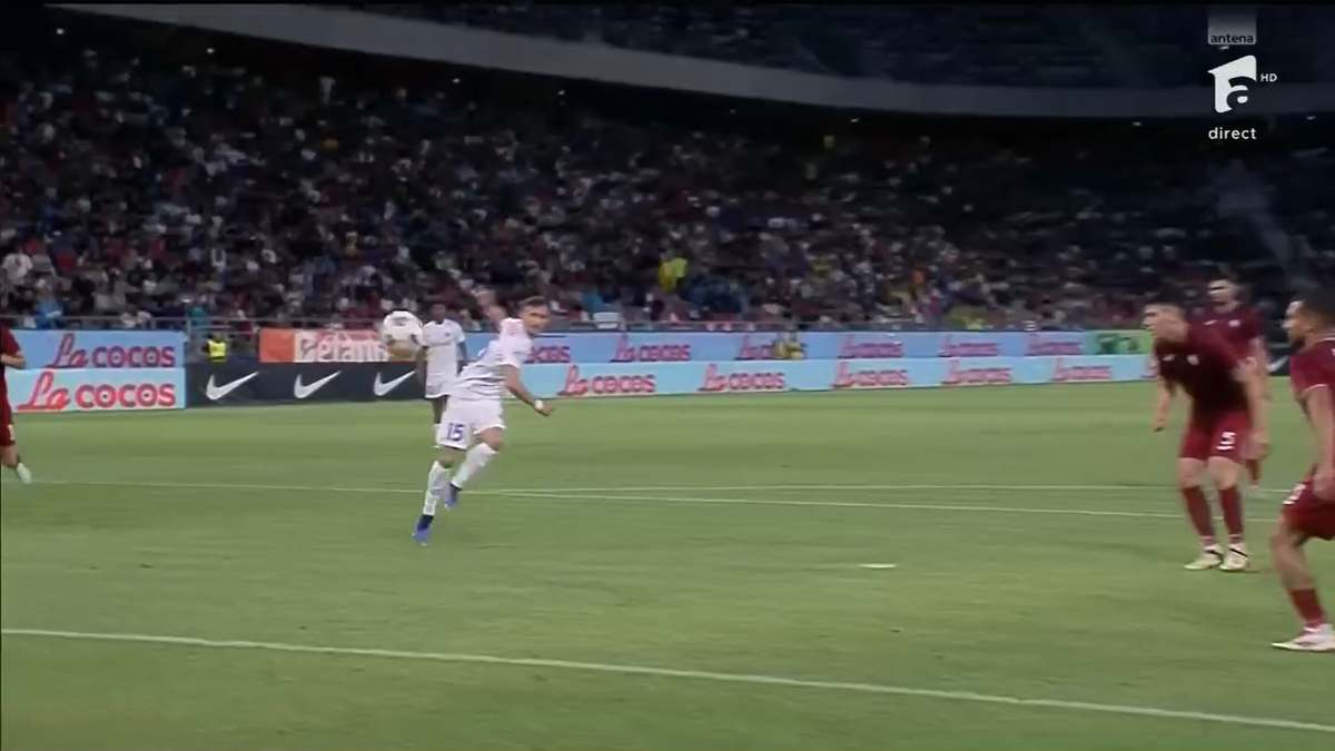 Golul marcat de Ștefănescu în FCSB - Inter D'Escaldes