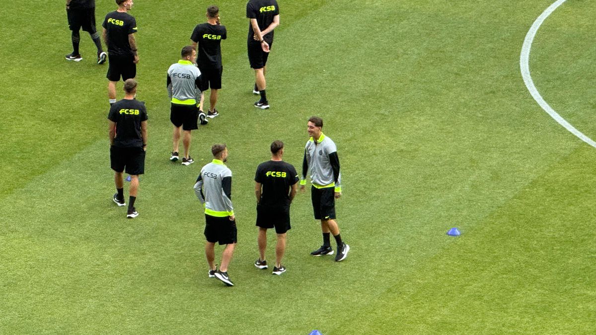 FCSB - Inter d'Escaldes » Imagini dinaintea partidei