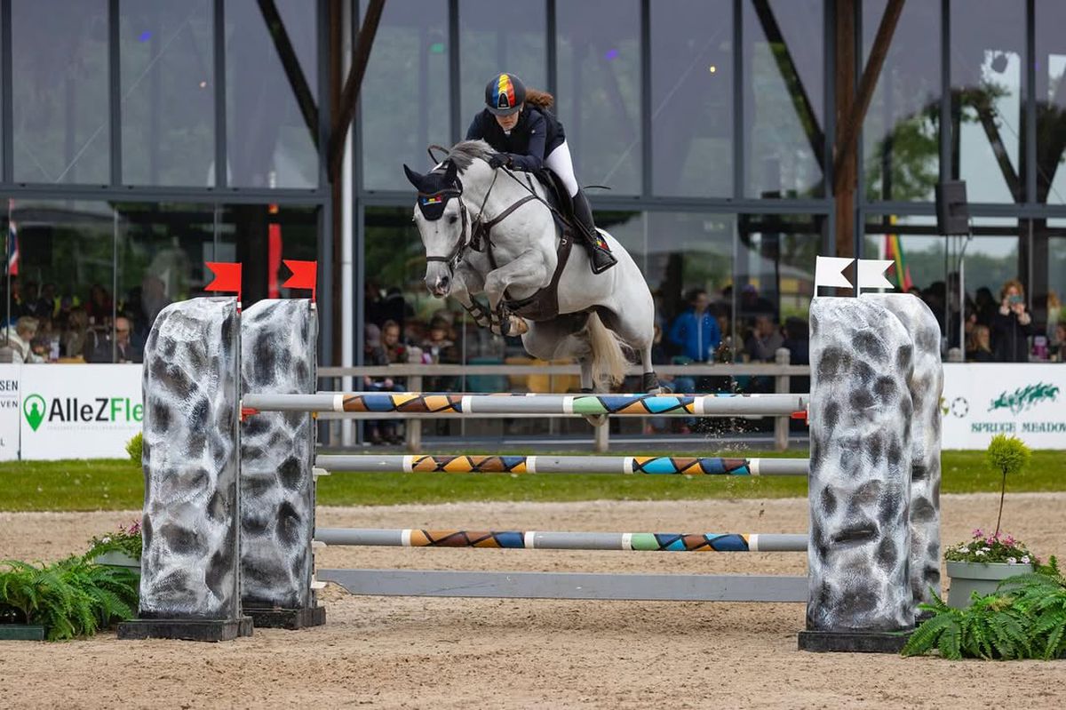 Daria Copos echitație concursuri, fiica lui George Copos