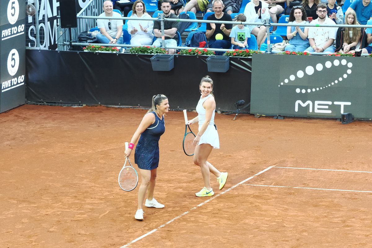 Simona Halep a făcut spectacol la Iași alături de Stan Wawrinka, Andrei Pavel și Horia Brenciu