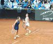 Alexandra Dulgheru și Simona Halep la meciul demonstrativ de la Iași FOTO Roxana Fleșeru