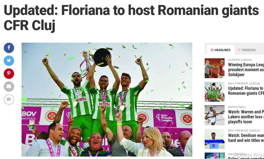 Așa a descris site-ul Sportsdesk tragerea la sorți Așa a descris site-ul Sportsdesk tragerea la sorți