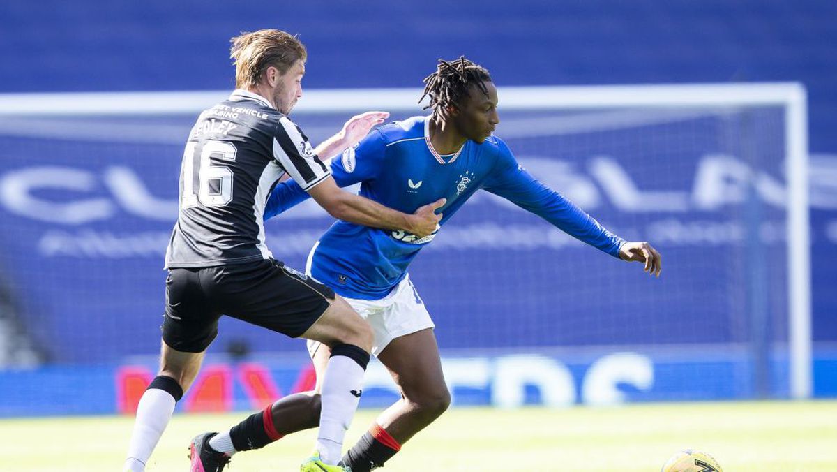RANGERS - ST. MIRREN 3-0. FOTO Ianis Hagi, integralist în meciul care duce Rangers pe primul loc în Scoția