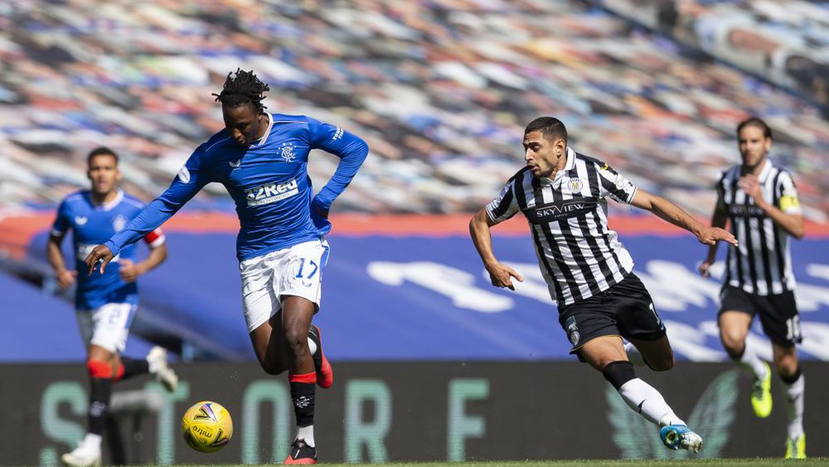 RANGERS - ST. MIRREN 3-0. FOTO Ianis Hagi, integralist în meciul care duce Rangers pe primul loc în Scoția