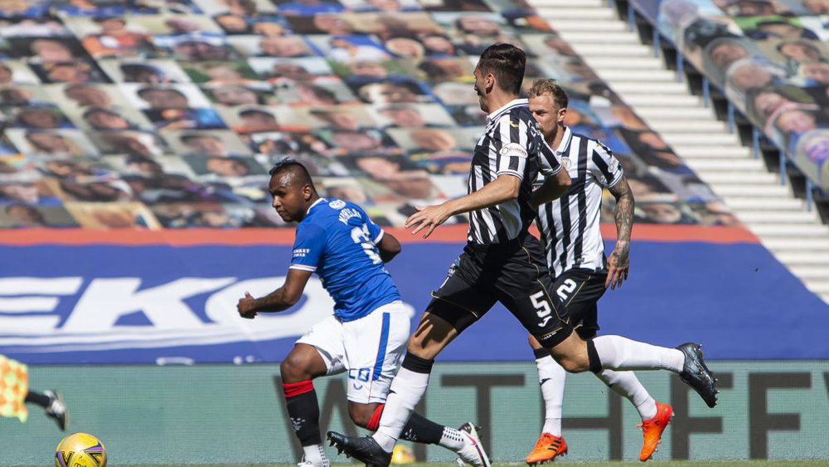 RANGERS - ST. MIRREN 3-0. FOTO Ianis Hagi, integralist în meciul care duce Rangers pe primul loc în Scoția