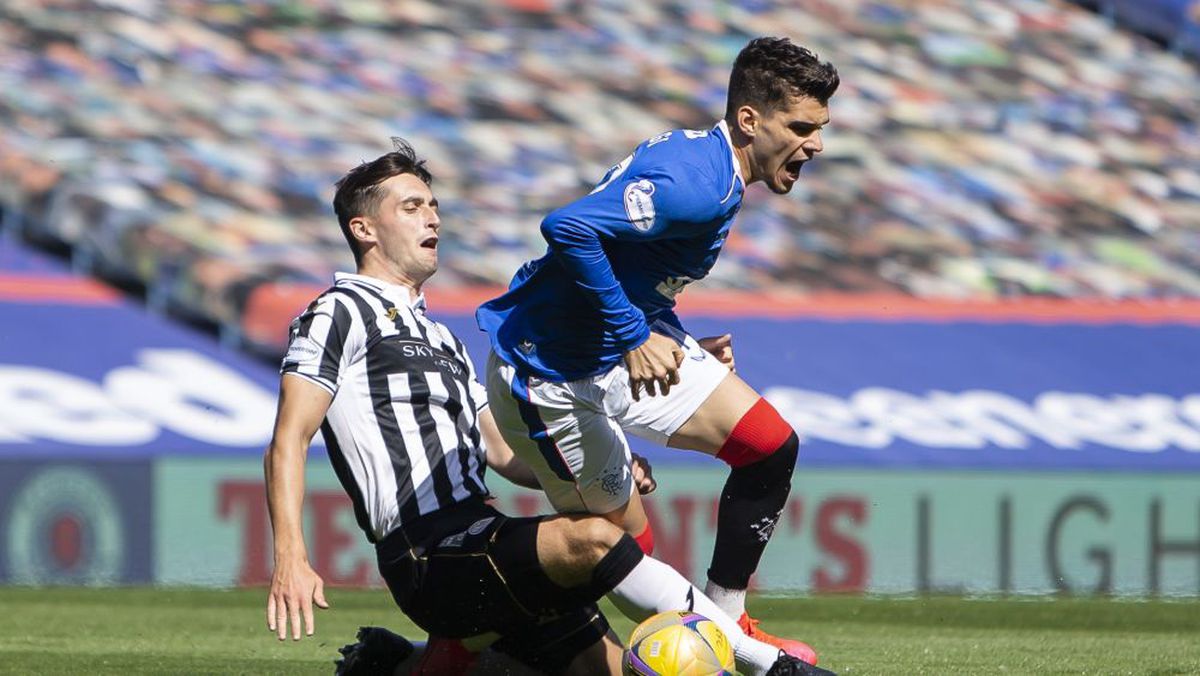 RANGERS - ST. MIRREN 3-0. FOTO Ianis Hagi, integralist în meciul care duce Rangers pe primul loc în Scoția