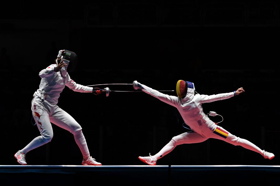 Simona Gherman le-a dominat pe chinezoaice în confruntarea pentru aur FOTO Guliver/GettyImages