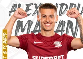 Rapid a prezentat oficial ultimul transfer: „Mi s-a făcut pielea de găină”
