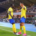 Cristiano Ronaldo a sărbătorit golul alături de Sadio Mane // sursă foto: Twitter @ AlNassrFC_EN