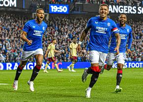 Rangers, la un pas de play-off-ul Champions League! Ianis Hagi a intrat în minutul 88