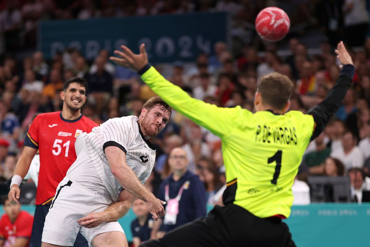 Germania - Spania, prima semifinală a competiției de handbal masculin de la Jocurile Olimpice, decisă de prestația COLOSALĂ a unui portar! Procentaj de 49% al mingilor apărate