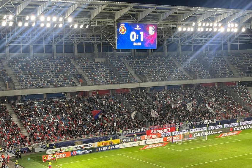 Pentru partida cu Farul din etapa a 5-a din Superligă, suporterii celor de la FCSB nu s-au înghesuit, asistența fiind una extrem de scăzută pe Stadionul Steaua: puțin peste 5000 spectatori.